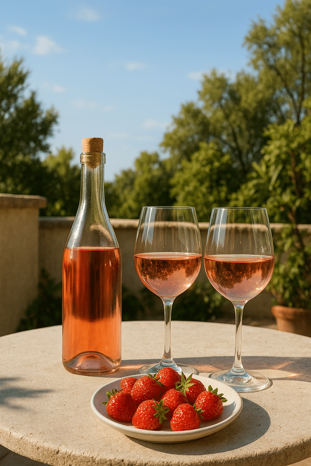 Rosévin til varme dage på terrassen