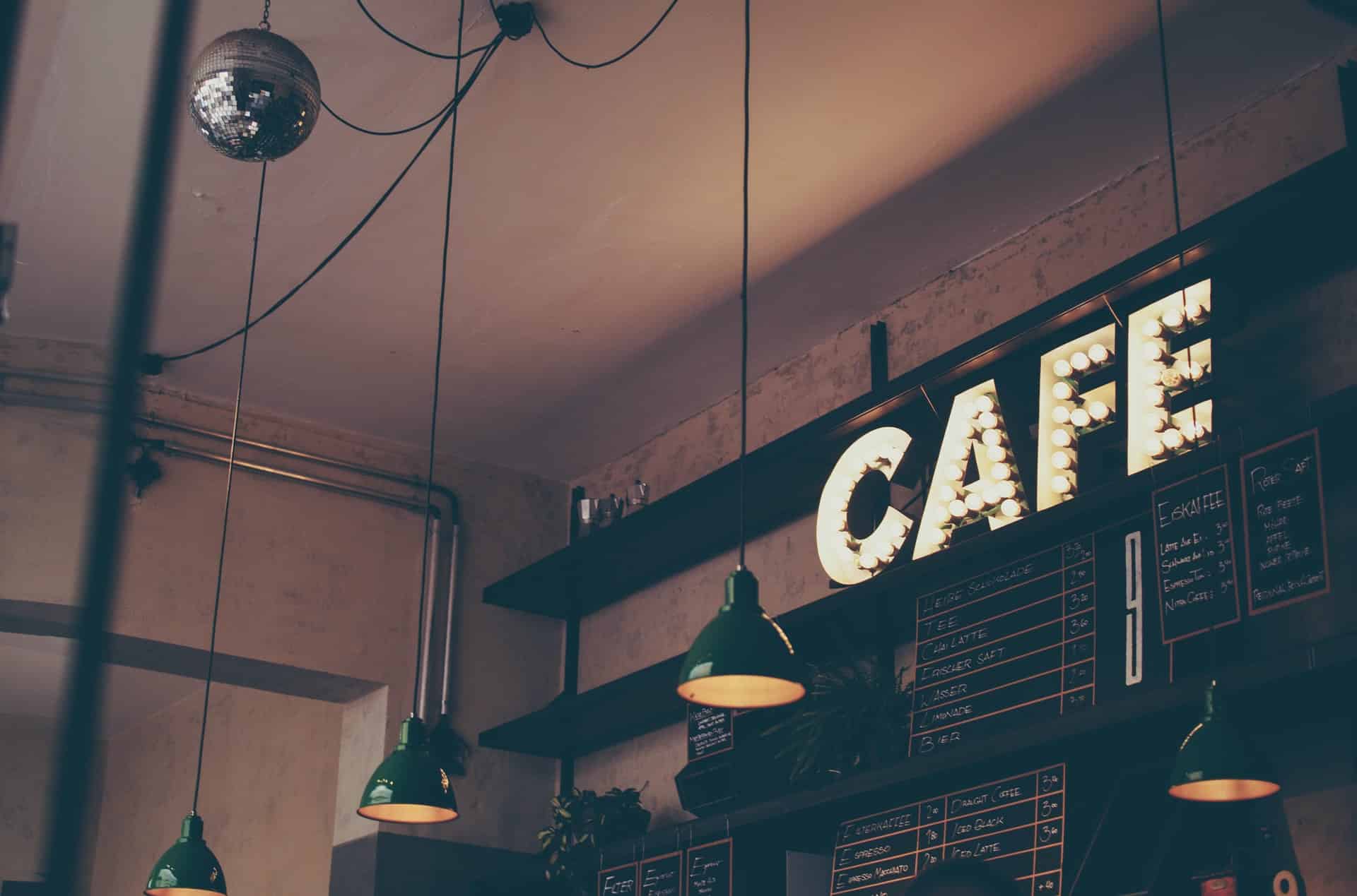 Gør din café hyggelig med tavler